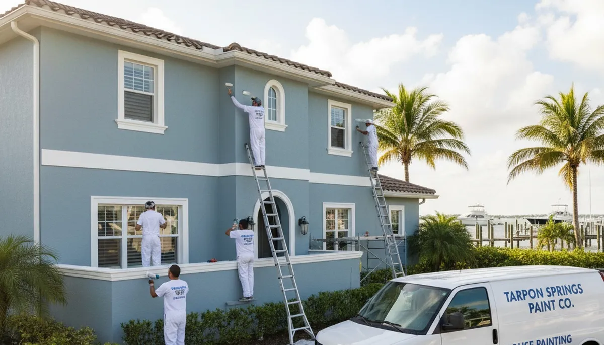Professional house painting service in Clearwater, FL for residential exterior painting projects